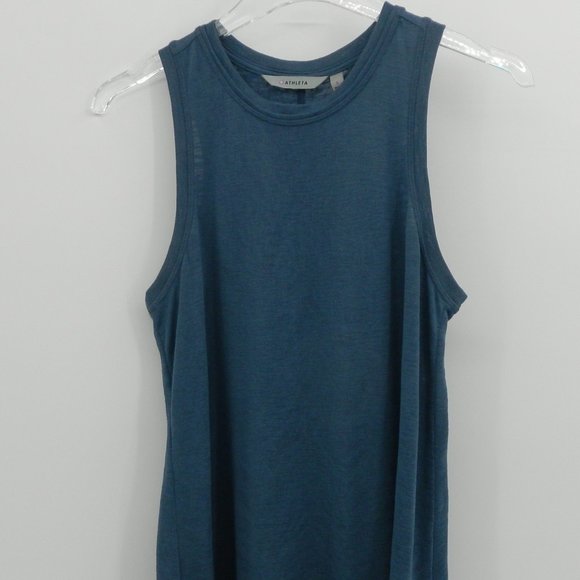 Athleta Tops - Athleta Blue Racerback Modal Blend Tank Top Sz S